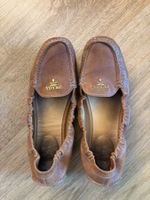 Prada Mokassins Leder Damen braun Grösse 41 guter Zustand