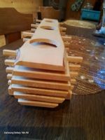 Schöner Weihnachts Rechaud Holz Kerzenhalter CH Handarbeit