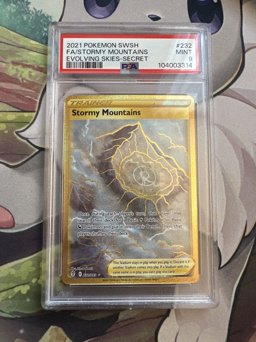 Pokémon Carte collezionabili: Stormy Mountain PSA 9 Gold – Nuovo (secondo la descrizione) da Biel/Bienne venduto da LaenzHD