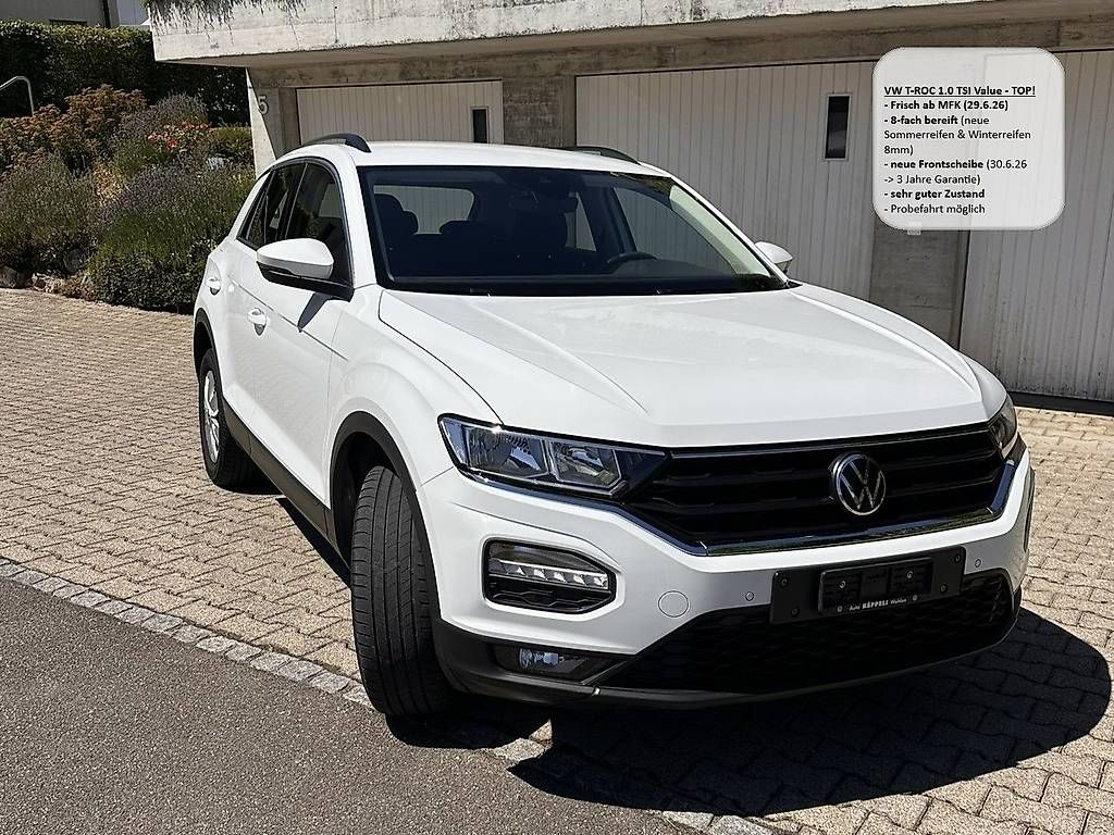 Autos: VW T-Roc 1.0 TSI Value – Gebraucht aus Langenthal von Goergens10