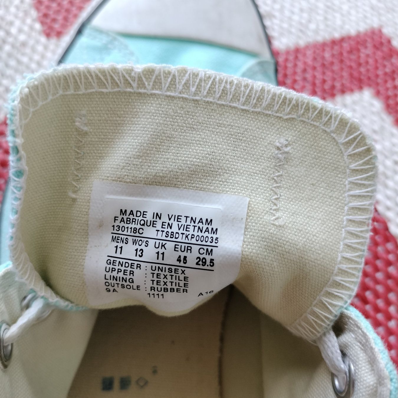 Converse Scarpe da uomo: Converse All Star Light Blue - Gr. 45 – Usato da Bern venduto da SportsMemos 3