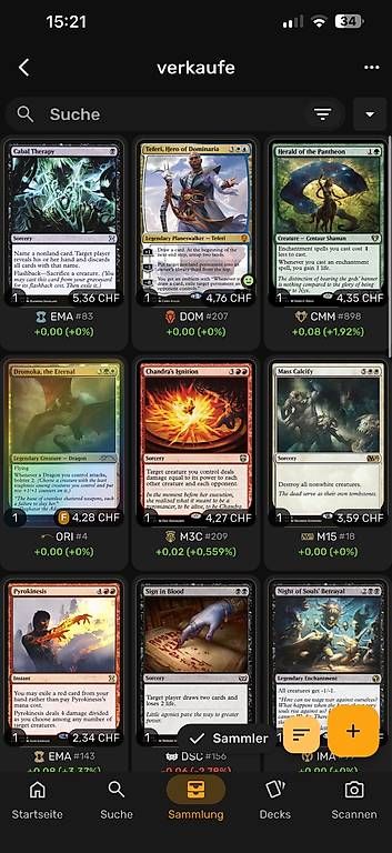 Carte collezionabili: Magic the Gathering Karten Sammelkarten – Usato da Zürich venduto da gre_8p99 3