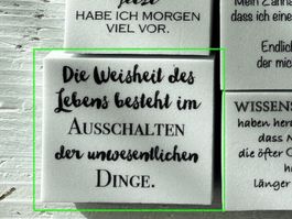 LaBlanche Stempel Spruch 'Weisheit des Lebens...' 1-teilig