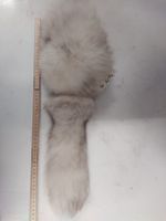 Edle Echtfell Mütze aus Winterkollektion, Silberfuchs 52,5.