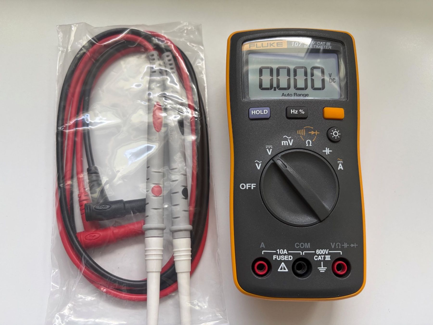 Fluke Misurare: Fluke 107 kompaktes Multimeter – Usato da Langnau am Albis venduto da Danig0