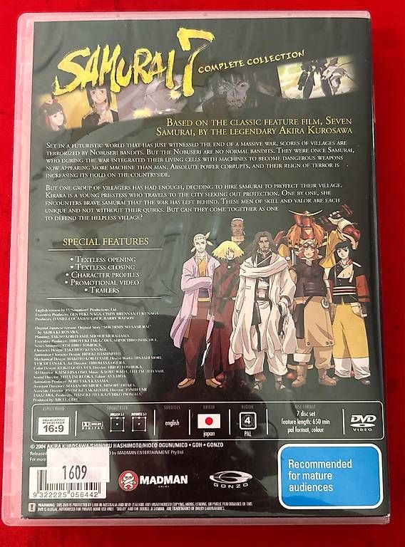 Alle DVDs: Samurai 7 Anime – Gebraucht aus Giswil von Coloss91 1