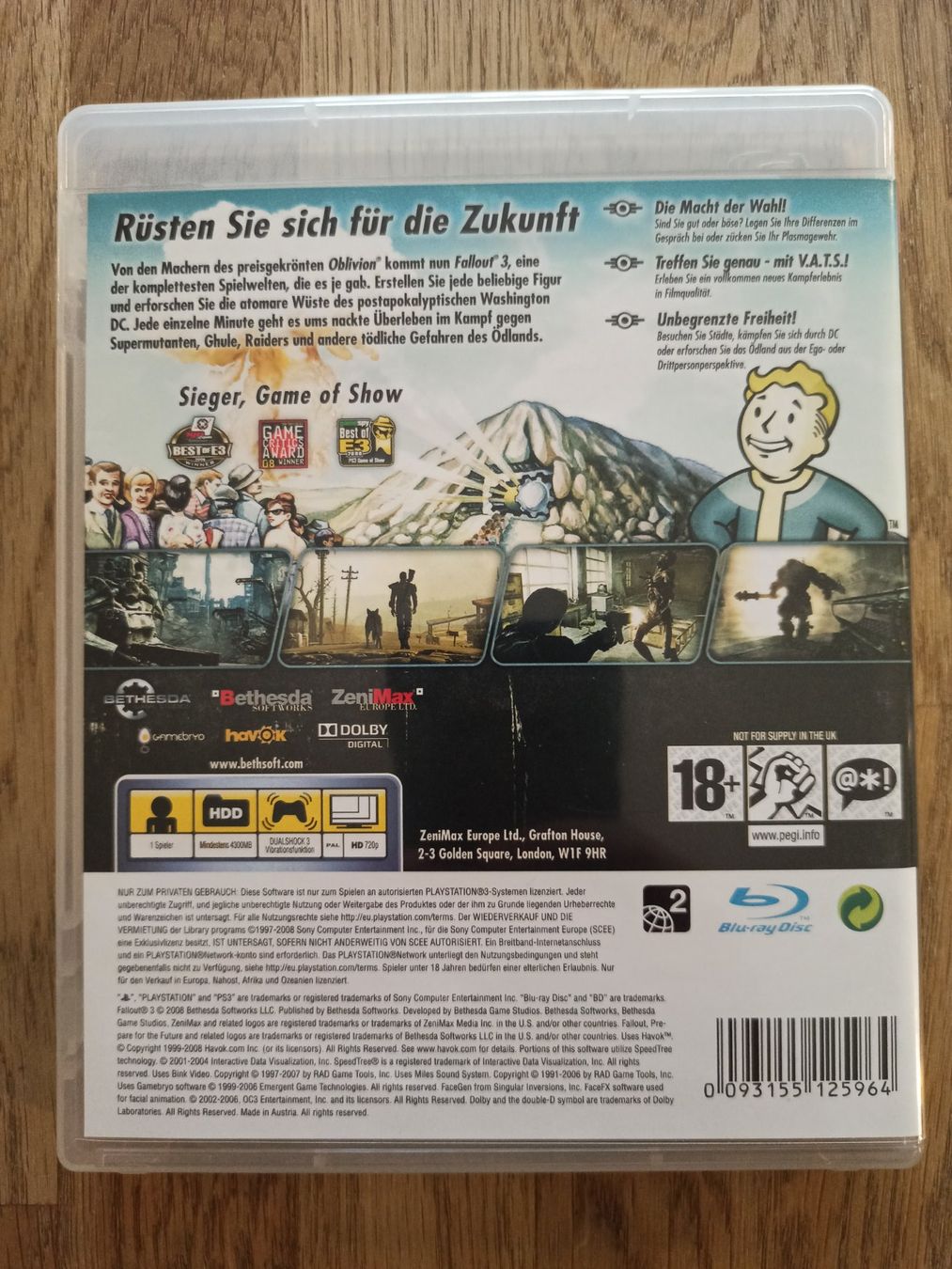 Spiele: Fallout 3 PS3 - TOP – Gebraucht aus Oberweningen von mar_87mx 1