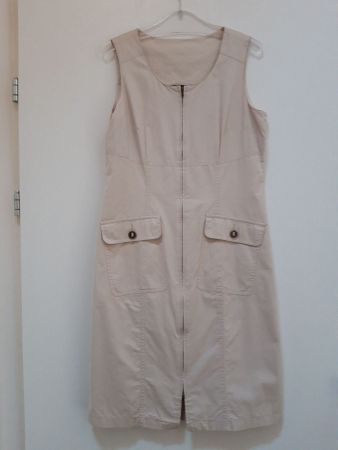 Rock , Sportliches Etuikleid, 38, Beige,