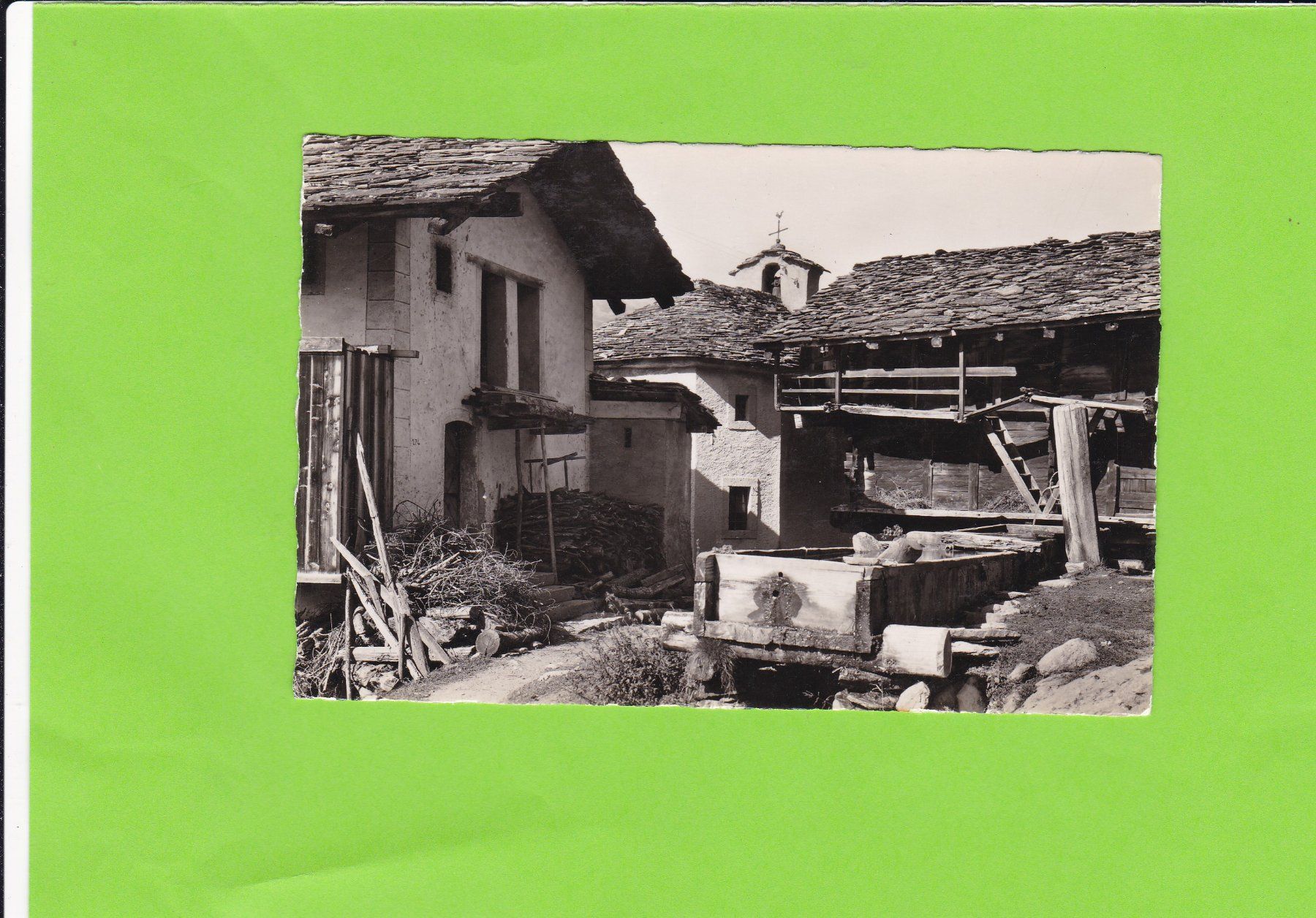 Cartoline postali: Villa s. Evolène, la Chapelle, E. Gyger – Usato da St. Peterzell venduto da neckertal
