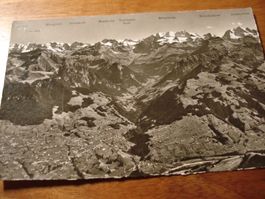 Blick vom Niesen, Das Kien- und Kandertal, 1956, ungelaufen
