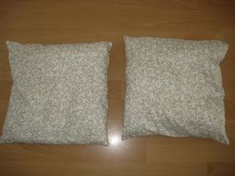 2 Kissen mit Muster zum Ausmalen