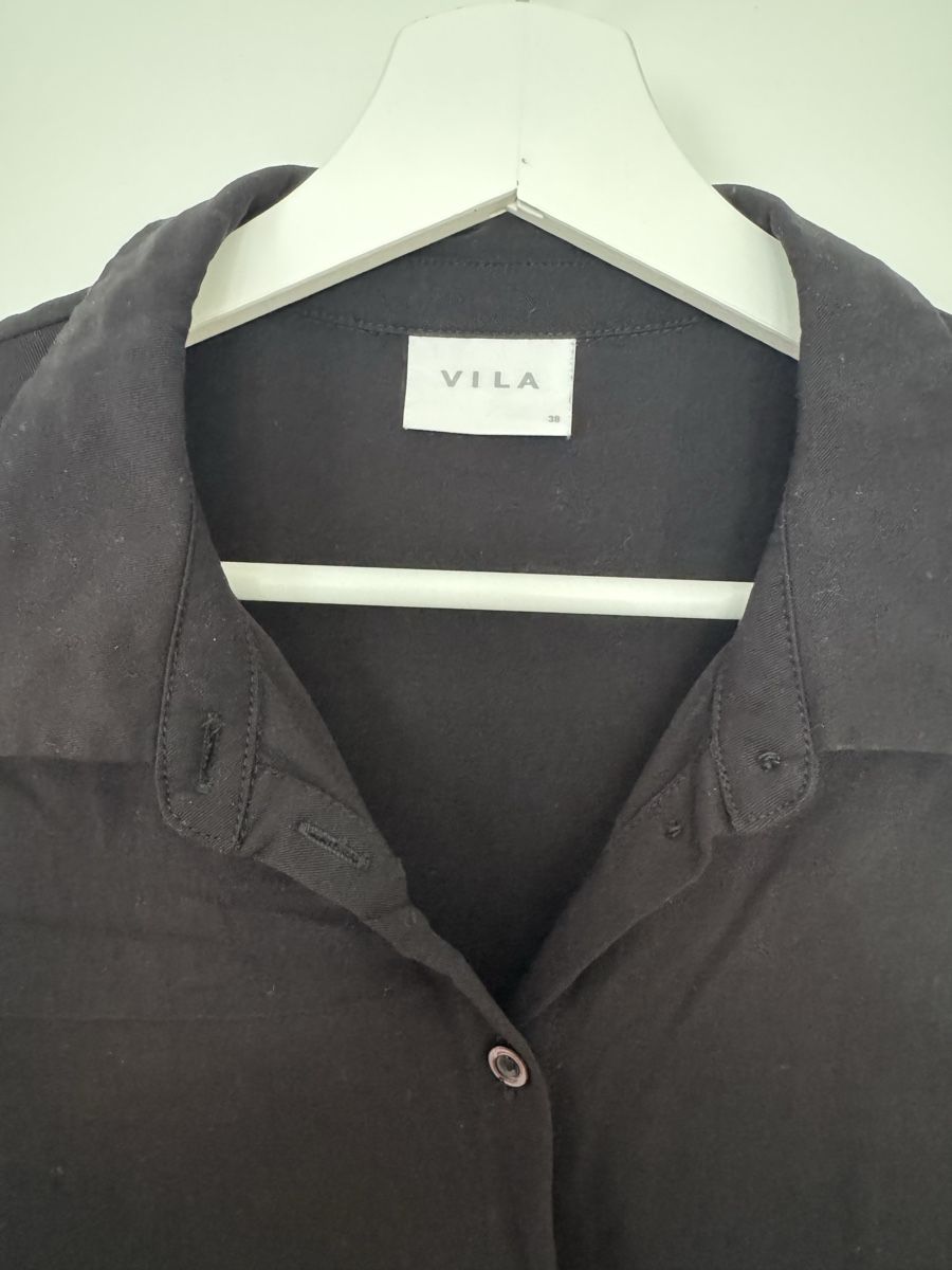 Vila Kleider: Damen Hemdkleid schwarz – Gebraucht aus St. Gallen von BiancaL11 2