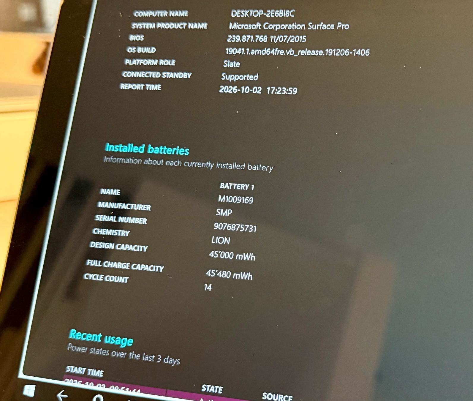 Microsoft Tablet PC: Microsoft Surface Pro (5th Gen) - 128GB i5 – Gebraucht aus Root von Apollo65 6