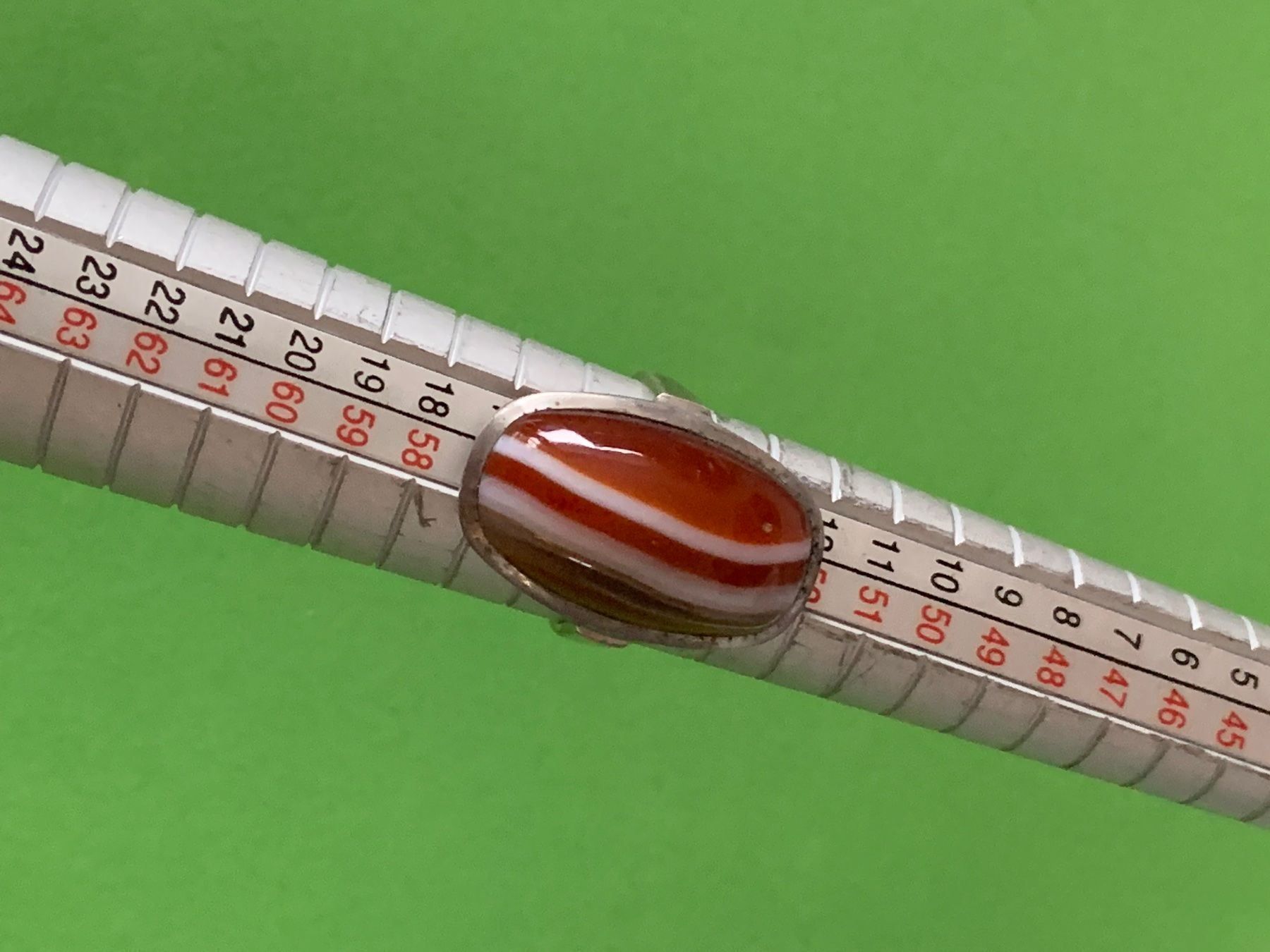 Anelli: Silberring rote murmel (55) – Usato da Laufen venduto da belleskulptur 4