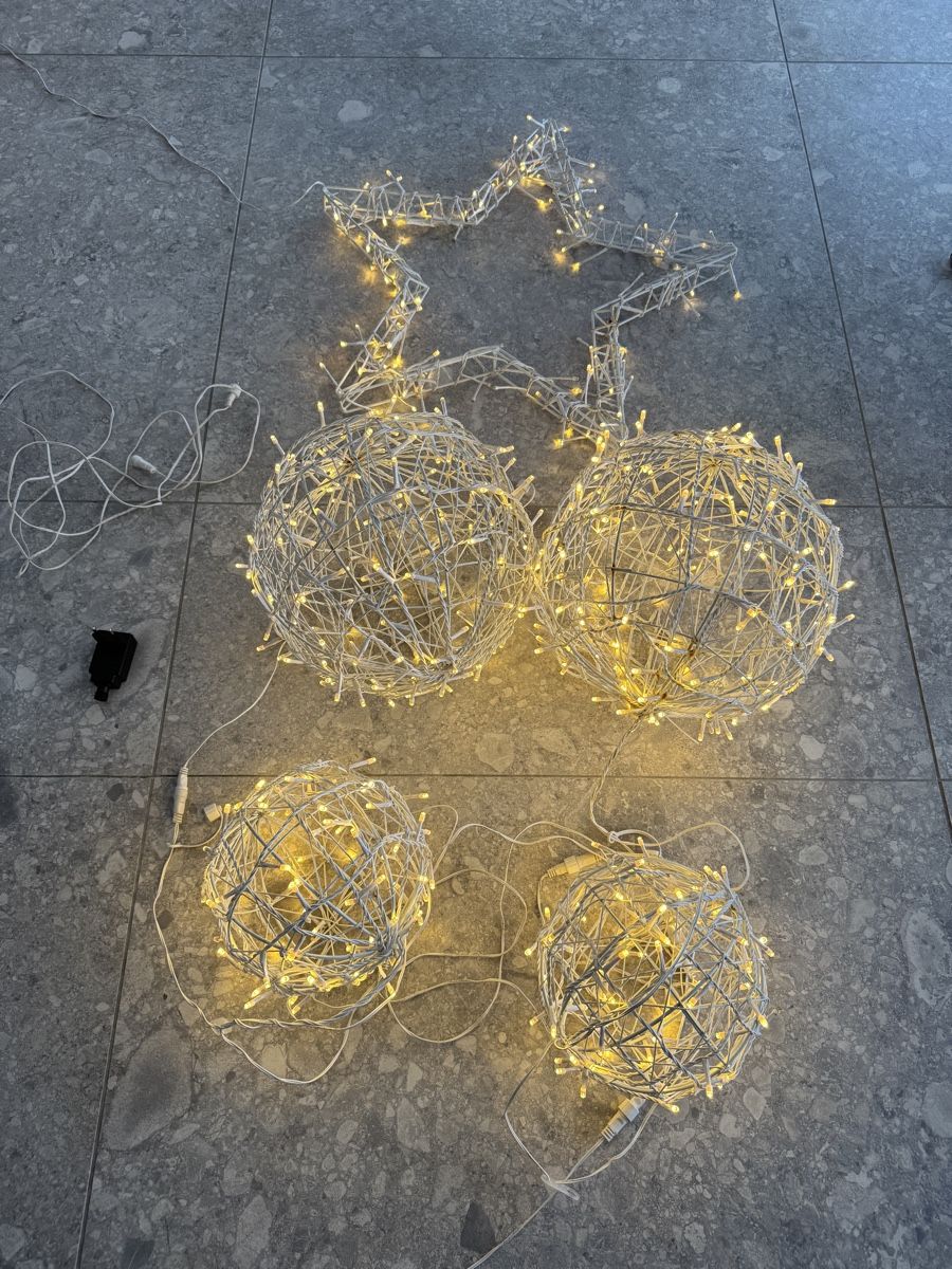 Tutte le decorazioni: Festive party LED Light Balls & Star – Usato da Jonen venduto da chrispluess 2