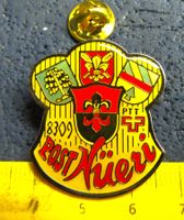 POST PTT SCHWEIZ "NÜERI" NÜRNSDORF ZH PIN WAPPEN GLASIERT