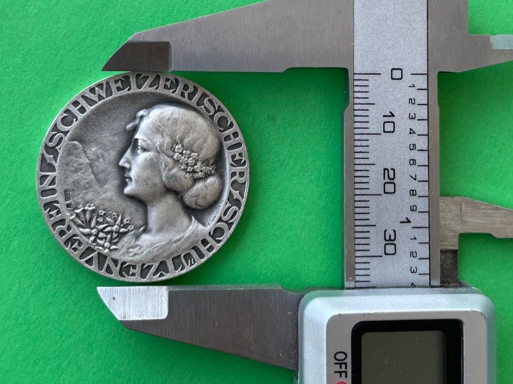 Medaglie: Schweizerische Schuetzenmedaille, Silber 925 – Usato da Bremgarten AG venduto da Schussi 6