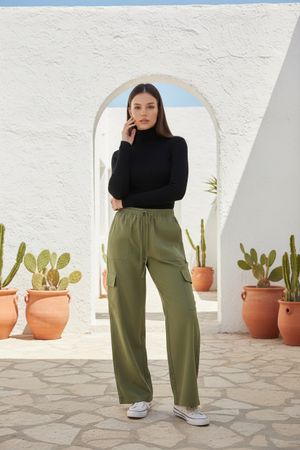 Driver Jeans Pantalon cargo pistache - Neuf - taille L