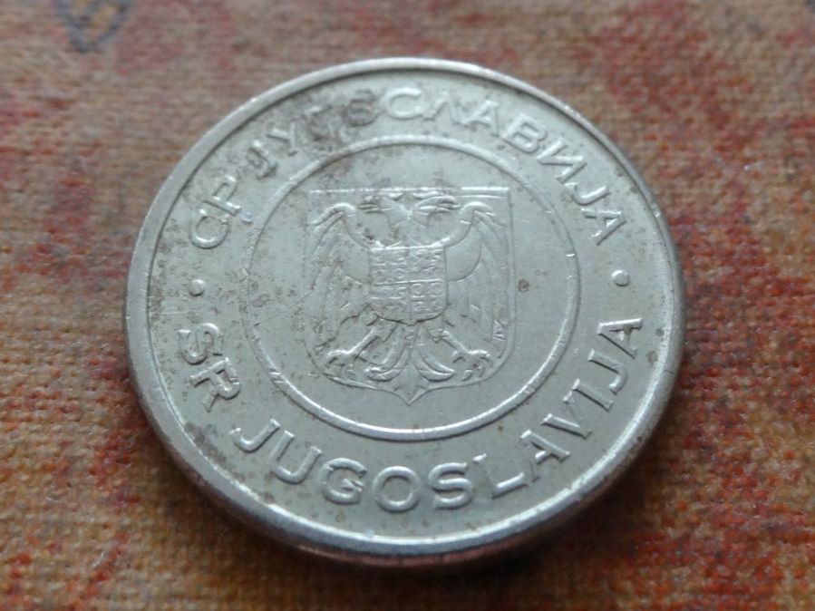 Tutti le monete: YOUGOSLAVIE  1  Dinar  2002 – Usato da Romanel-sur-Lausanne venduto da Swift13 1