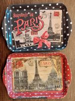 2 Stück Serviertablett Motiv Paris