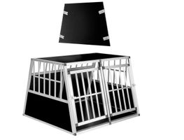 Hundetransportbox doppel mit Trennwand
