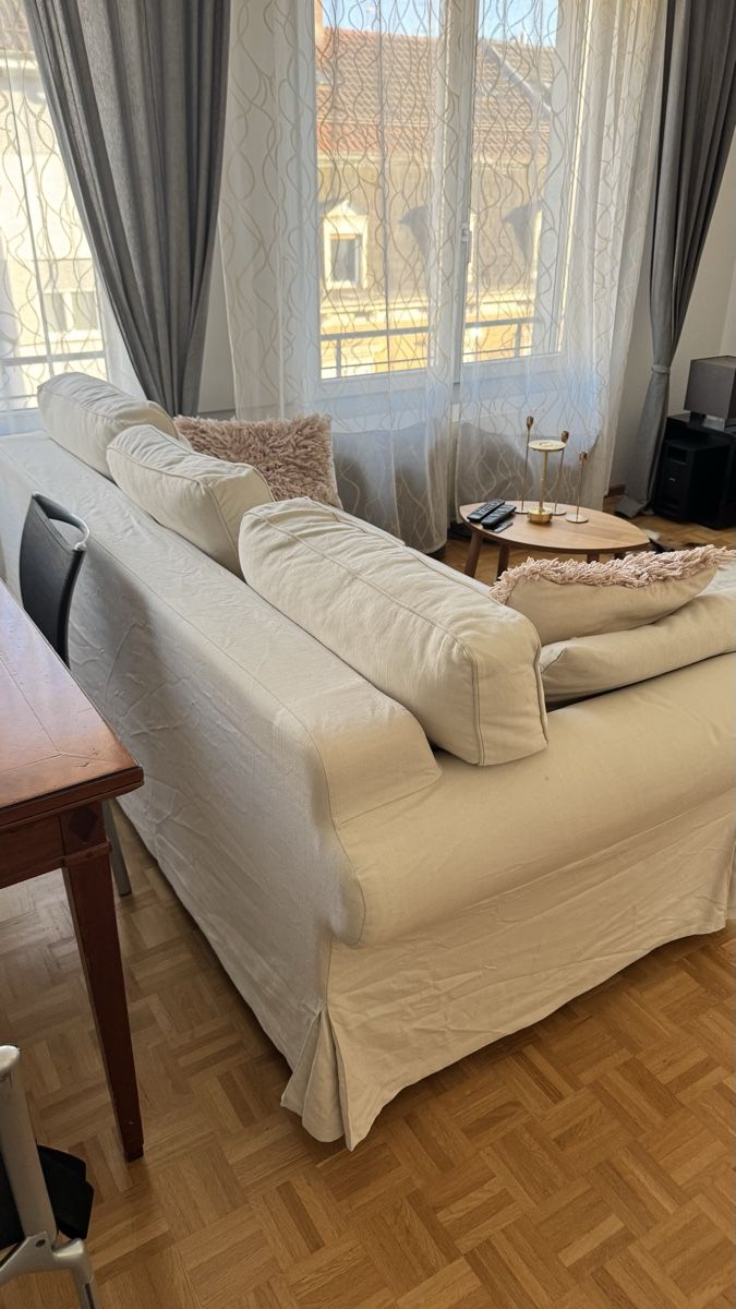 Divani: Sofa mit Ausziehfunktion und einem neuen grauen Bezug – Nuovo (secondo la descrizione) da Meggen venduto da suk_v5lx 2