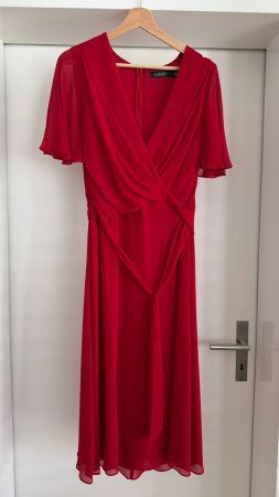 Lauren Ralph Lauren Abendkleid Rot Gr. 4