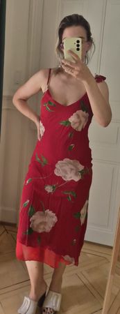 Vintage florales Sommerkleid