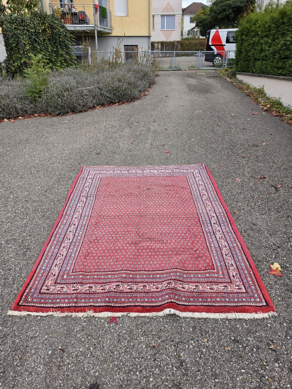 Tappeti: Teppich rot mit Fransen gebrauchter Zustand – Usato da Mettlen venduto da elios0888 5
