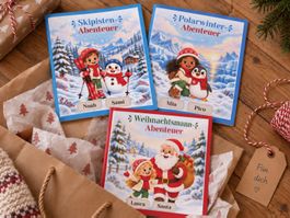 Neu 3 personalisierte Kinderbücher – Weihnachtsgeschenk