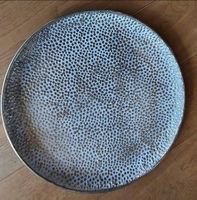 Metall Deko-Tablett, Gehämmert, Shabby ,Top Zustand!