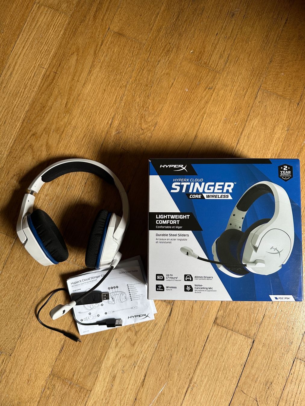 Hyperx Cuffie: Neue HyperX Cloud Stinger Core Wireless Gaming Set PS4/PS5 – Nuovo e nell'imballaggio originale da Zürich venduto da Swisspa