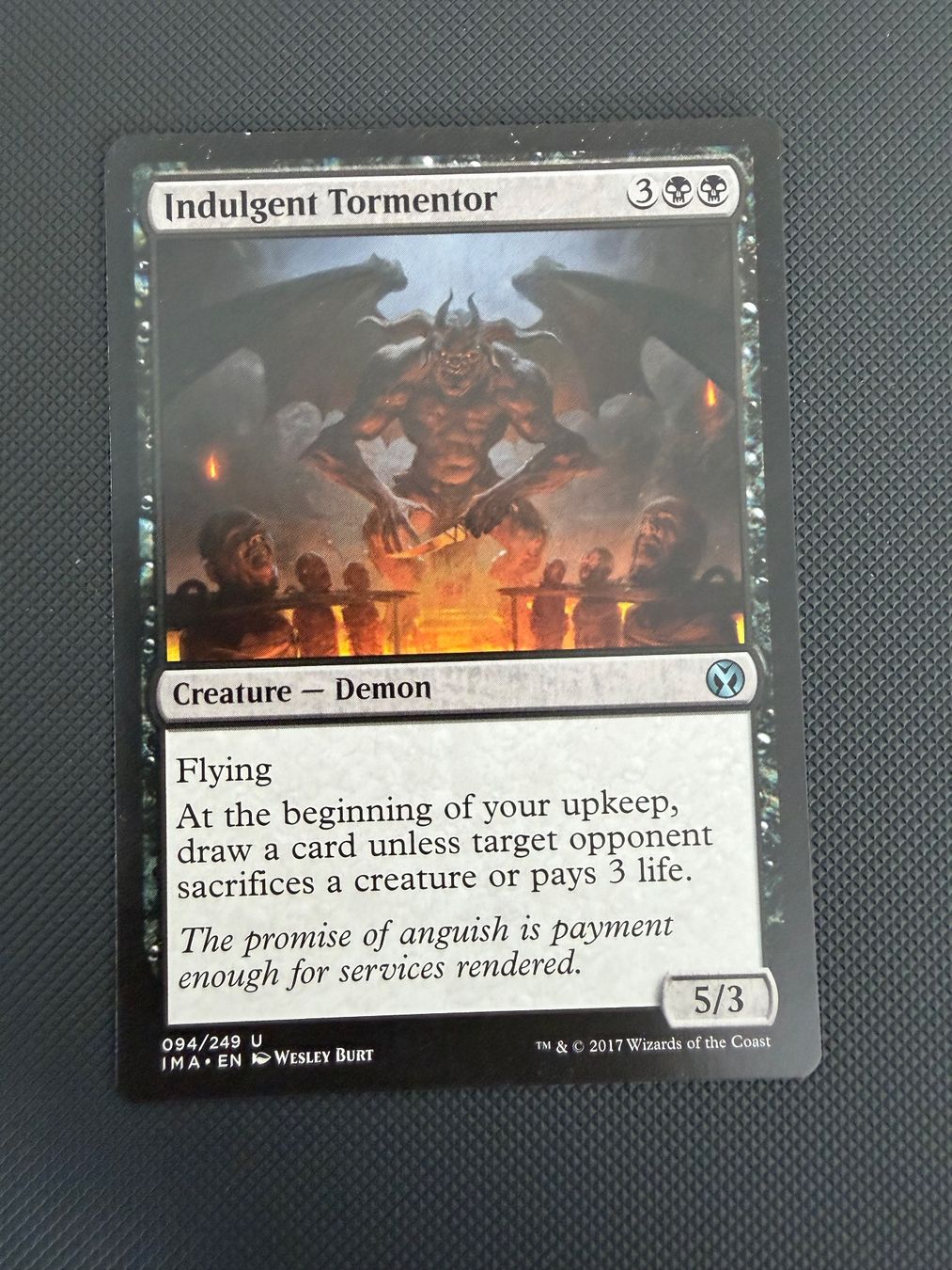 Cartes à collectionner: Indulgent Tormentor – D'occasion à Ulisbach par joelsj