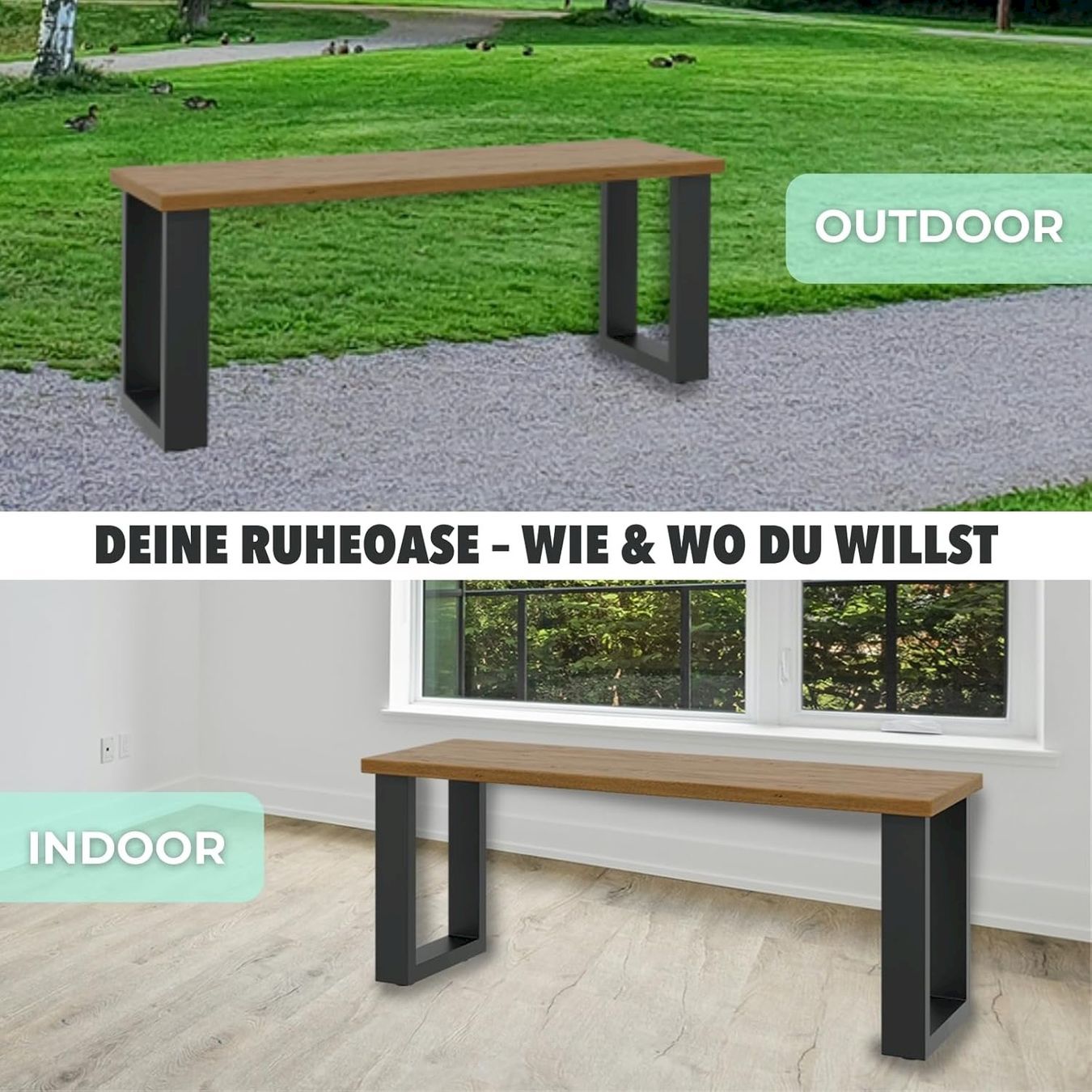 Altri accessori per camping: DIY 2er Set 30x43cm Bankkufen – Nuovo e nell'imballaggio originale da Bottighofen venduto da zaap 4
