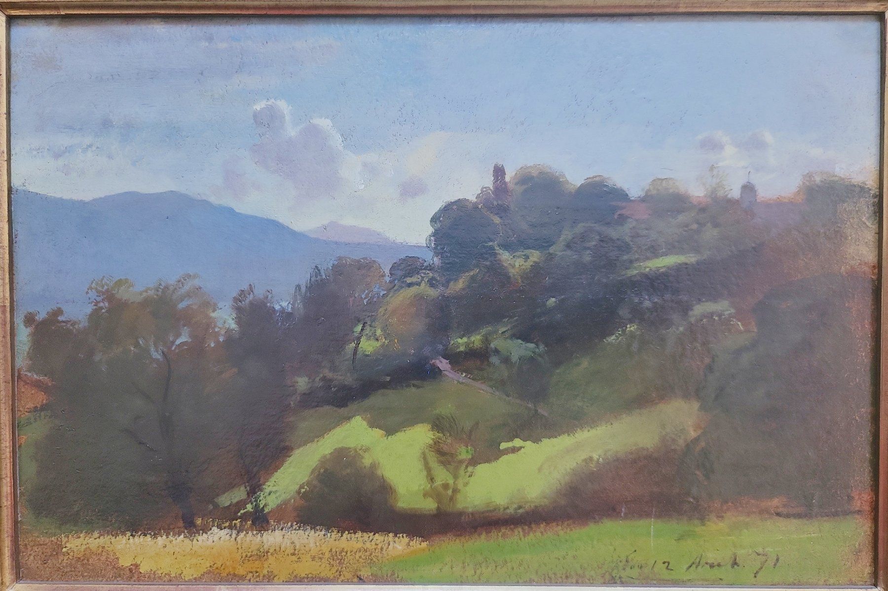 Tableaux: Landschaftsstudie 19. Jahrhundert – D'occasion à Muttenz par Mithrur 1