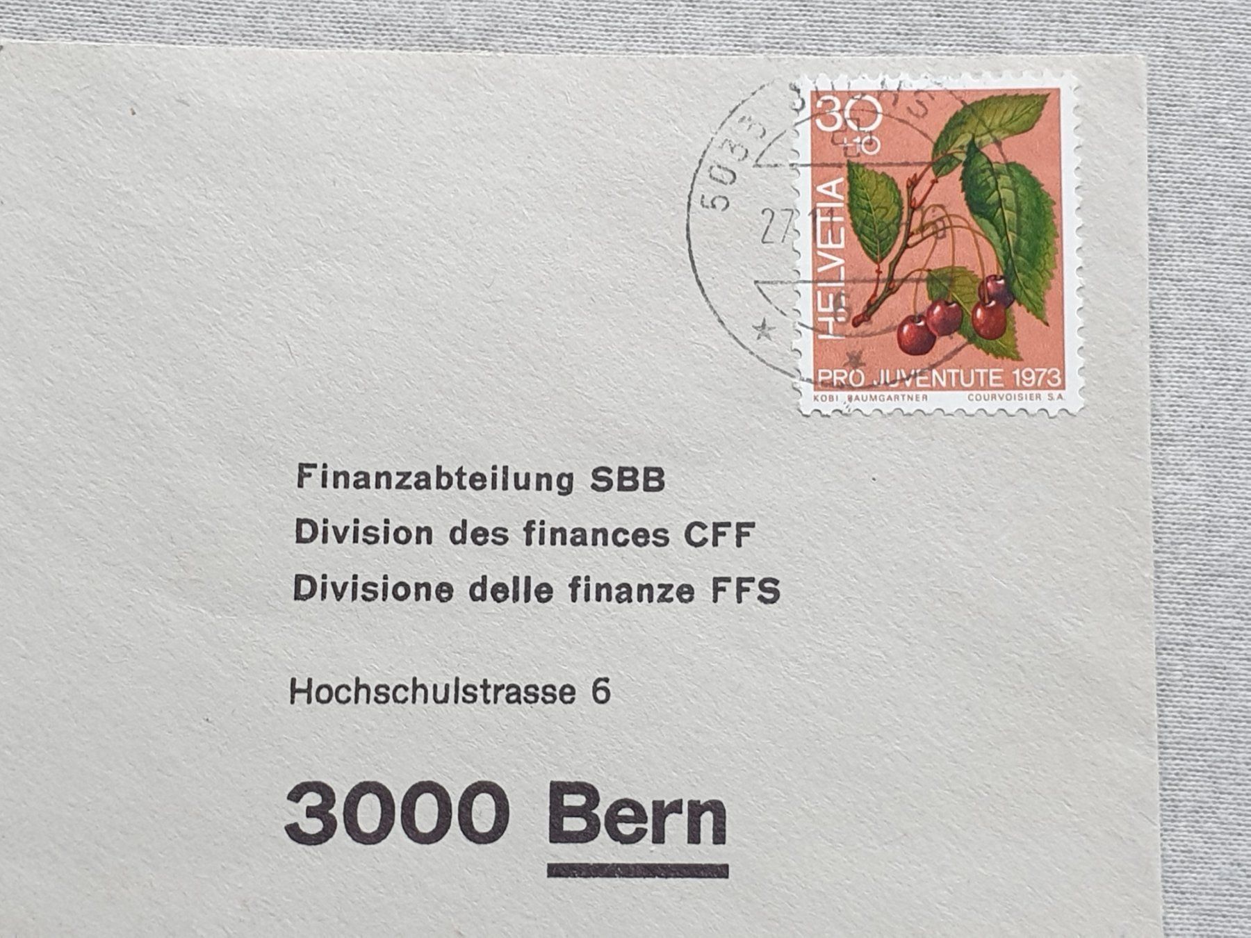 Alle Briefmarken: (121) Pro Juventute 1973 mit Frühstempel – Gebraucht aus Schwarzhäusern von Inot3 4