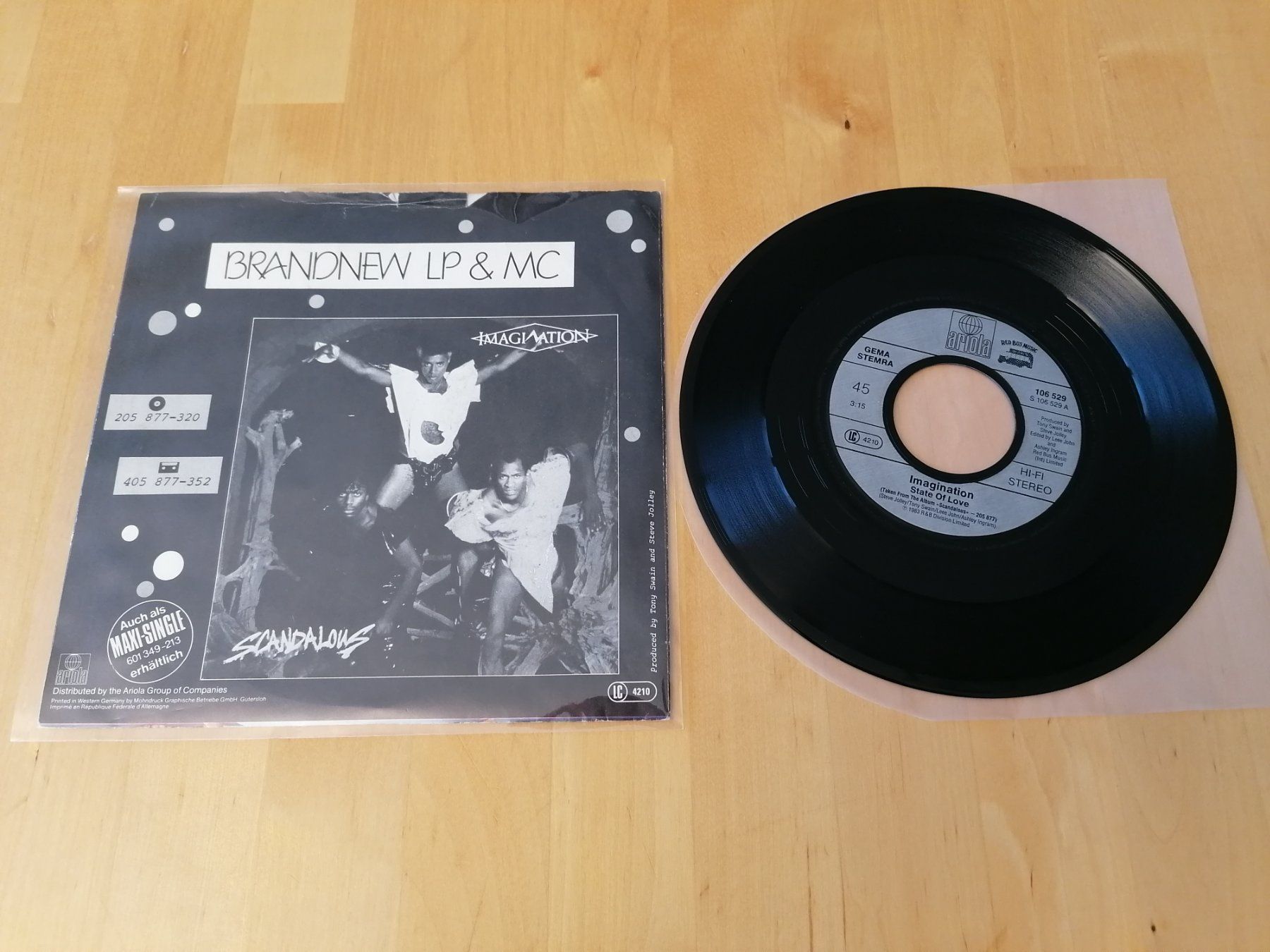 Schallplatten: Imagination – State Of Love – Gebraucht aus Emmenbrücke von lamorak 1