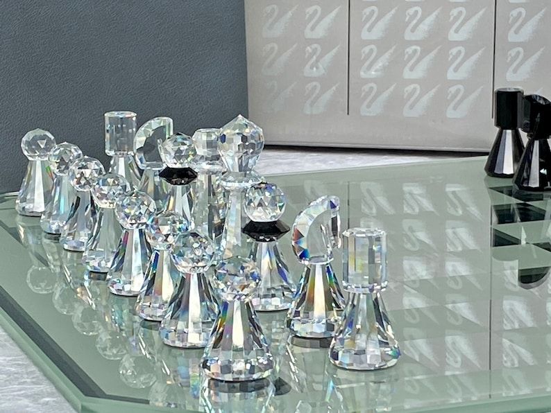Jeux: Swarovski chess silver cristal – D'occasion à Biel/Bienne par ri-k2503 2
