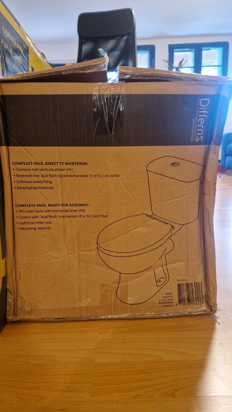 WC: Differns Duoblock WC Basic Keramik weiss Neu – Neuf (Voir description) à Hubersdorf par zmb_dqz2 1