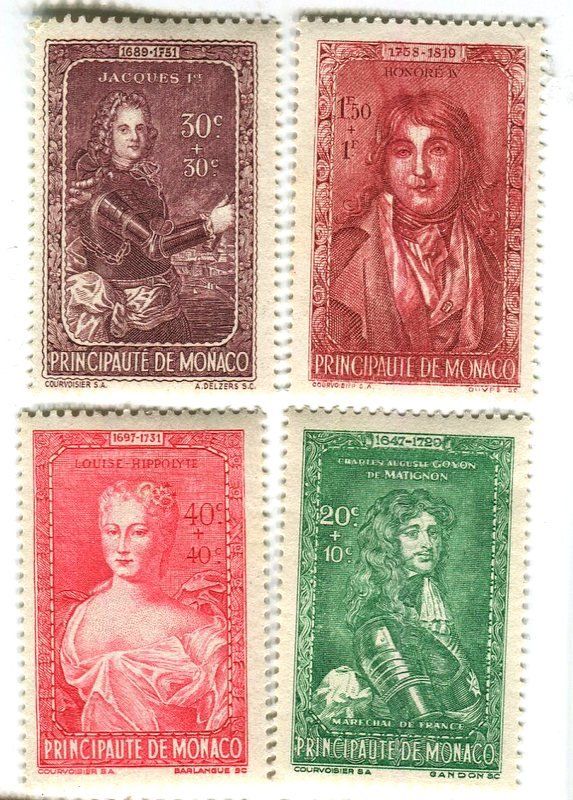 Tous les timbres: Briefmarken "Fürsten von Monaco". Monaco – Neuf avec emballage d'origine à Basel par Butsch5