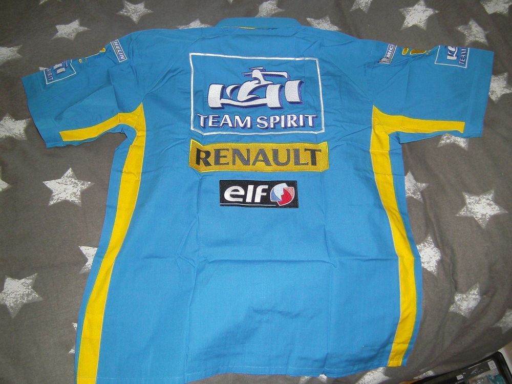 Chemise Renault Sport F1 2005 – Longue, Taille XL – Alonso – État Vintage