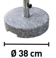 NUR Granitsockel OHNE Rohr!