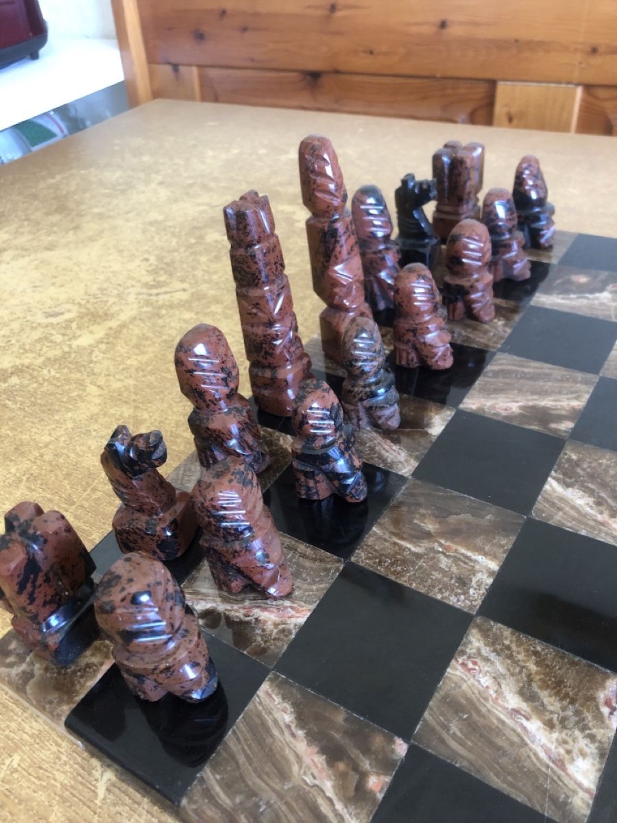 Giochi: Jeu d’ échec en pierres unique – Usato da payerne venduto da jag67 1