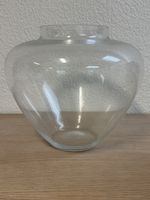Schöne Glasvase, Blumenvase, Tischdeko, Höhe 26 cm (⌀  14cm)