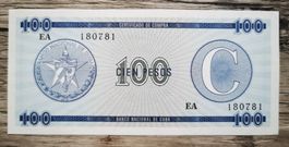 Cuba 100 pesos 1985 1985 aUNC