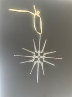Glas-Stern, Weihnachtsbaumschmuck, 22x22 cm