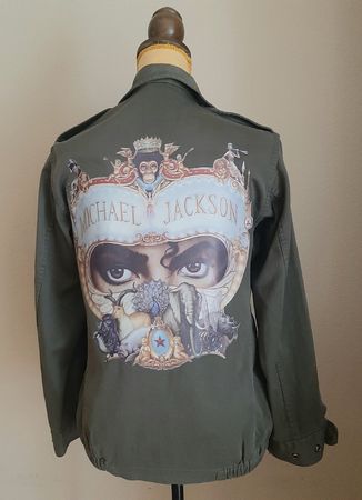 Veste militaire Michael Jackson vintage