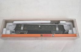 Lima Elektrotriebwagen SBB CFF Spur N grün 