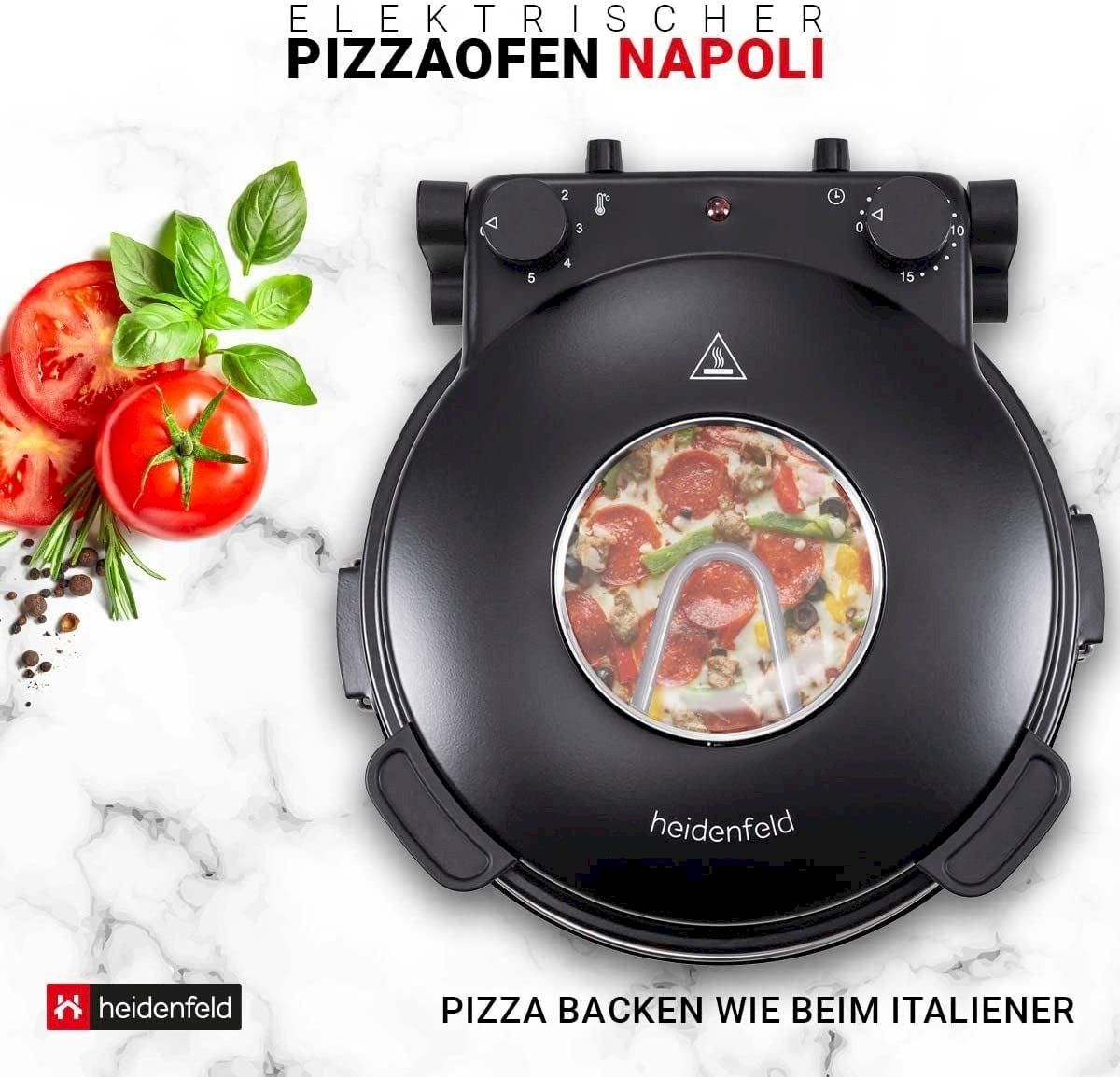 Elettrodomestici da cucina: Heidenfeld elektrischer Pizzaofen Napoli – Nuovo e nell'imballaggio originale da Bottighofen venduto da zaap 1