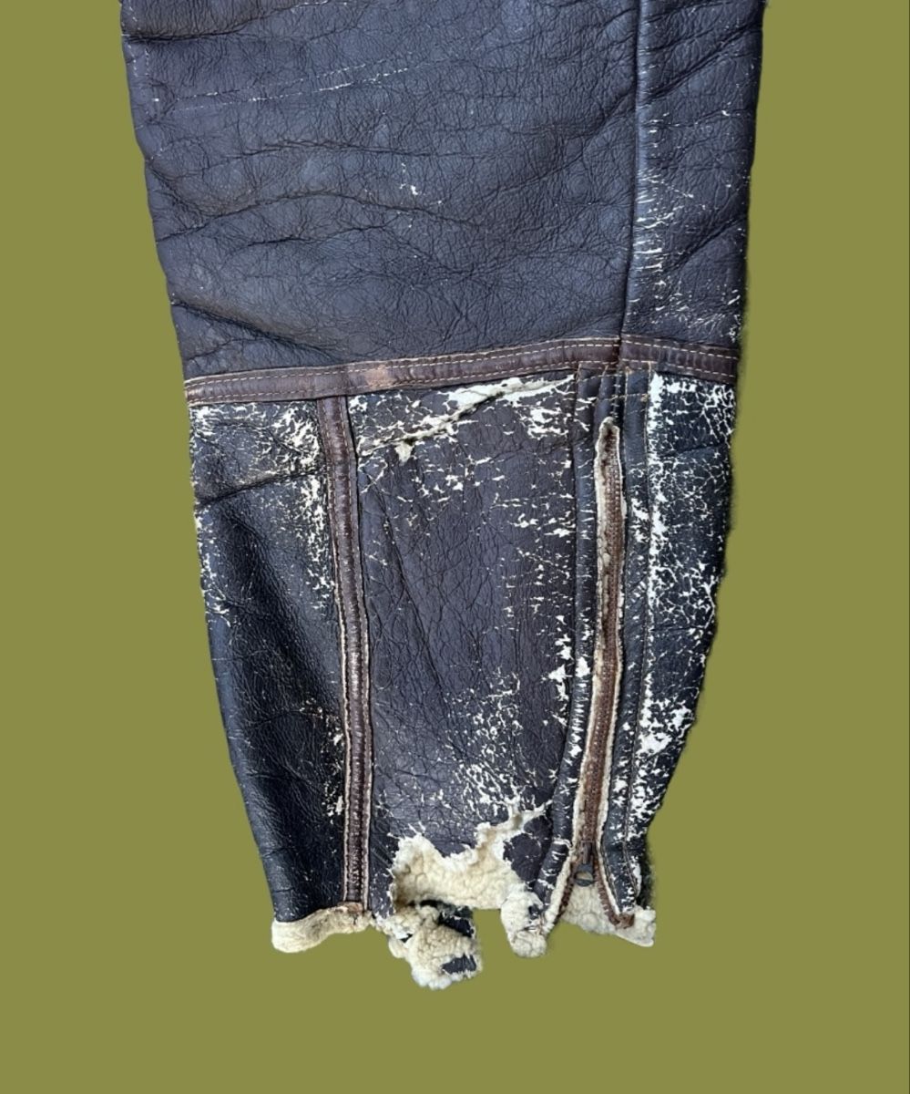 US Army Uniformi: Pantalon cuir TYPE B1 US Army Air Force WW2 – Usato da Bellevue venduto da Belafer 5